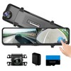 4K Mirror Dash Cam, 11" Rear View Mirror Dash Camera