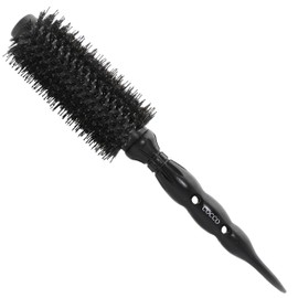 COCCO Black Series Ceramic Boar Brush S5, Hair Styling Brush with Dual Bristle Technology, Ceramic-Coated Barrel, Ergonomic Design