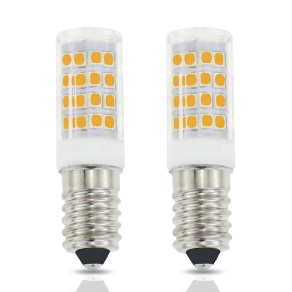Lamsky E14 LED Bulb Refrigerator Light Bulb 120V Warm White 3000K Not Dimmable,25W 35W Halogen Bulb Replacement(2-Pack)