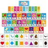 Educational Preschool Cards - 58 Pieces with Alphabet, Numbers, Colors