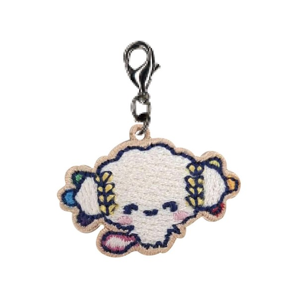 Minoda B01C3155 Tamagotchi x Sanrio Characters Mini Charm, Uppachi x