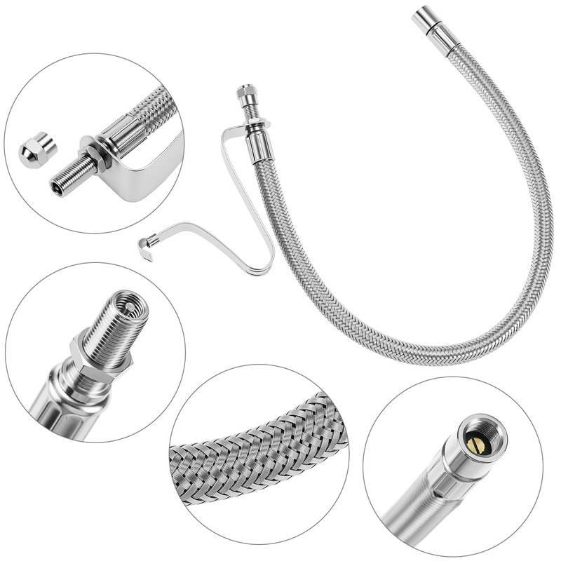 QWORK Dually Valve Stem Extenders Kit for 16-19.5" Dual Wheels