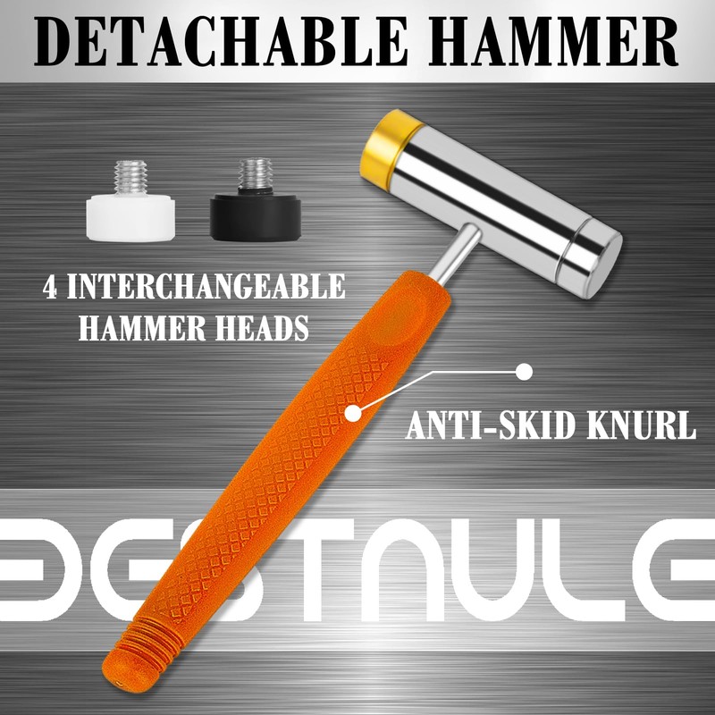 BESTNULE Upgrade Roll Pin Punch Set, Punch Set with Replaceable
