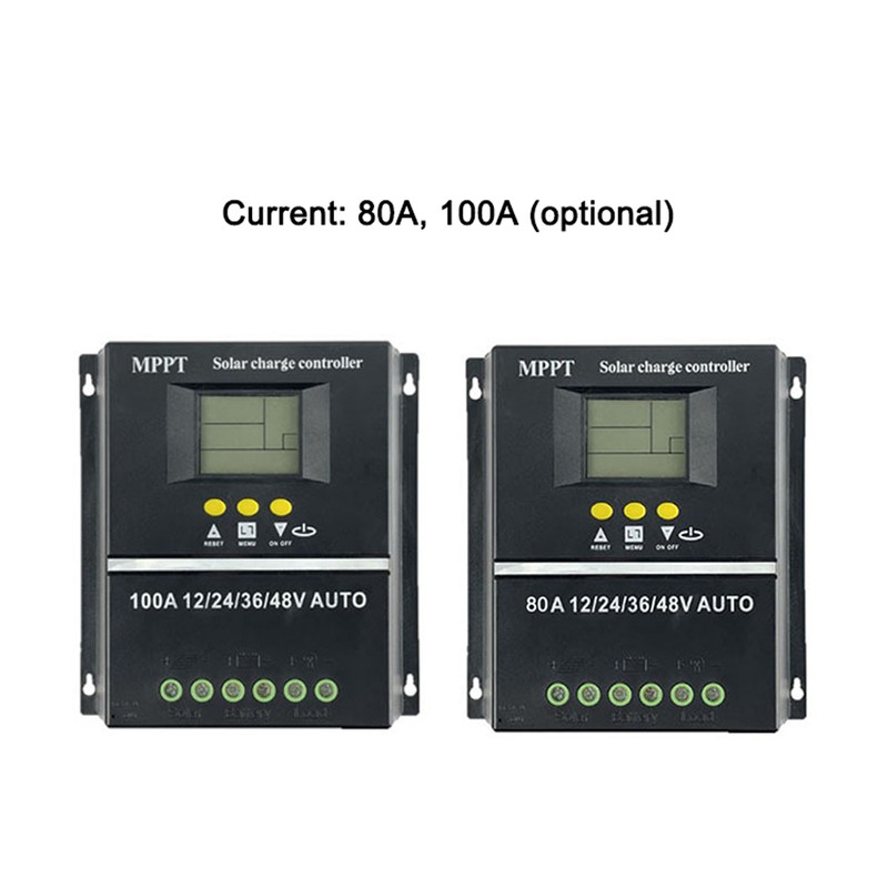 Voltage Automatic Identification Solar Controller LCD Display Off-grid System Electrical