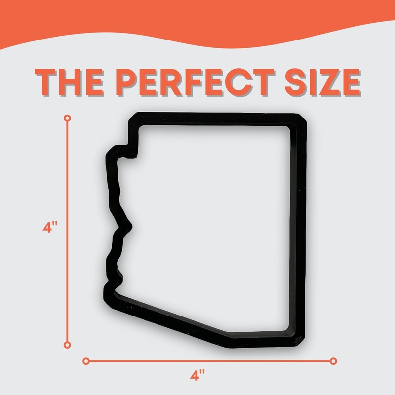 Arizona State Cookie Cutter with Easy to Push Design (4