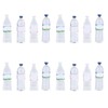 40pcs Dollhouse Water Bottles Set 4 Styles Miniature Drinking Accessories
