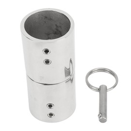 32mm Marine Grade Boat Pipe Connector 316 Stainless Steel Folding Rotating Coupling Tube Pipe Connector Boat Hardware Fitting