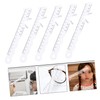 Healeved 5pcs Pupil Distance Ruler Accurate Pupillary Distance Measuring Tools
