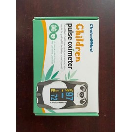 CHOICEMMED OLED Panda Pediatric Pulse Oximeter Fingertip - SP02 Pulse Oximeter for Kids - Children Pulse Oximeter with Color OLED Screen - Child O2...