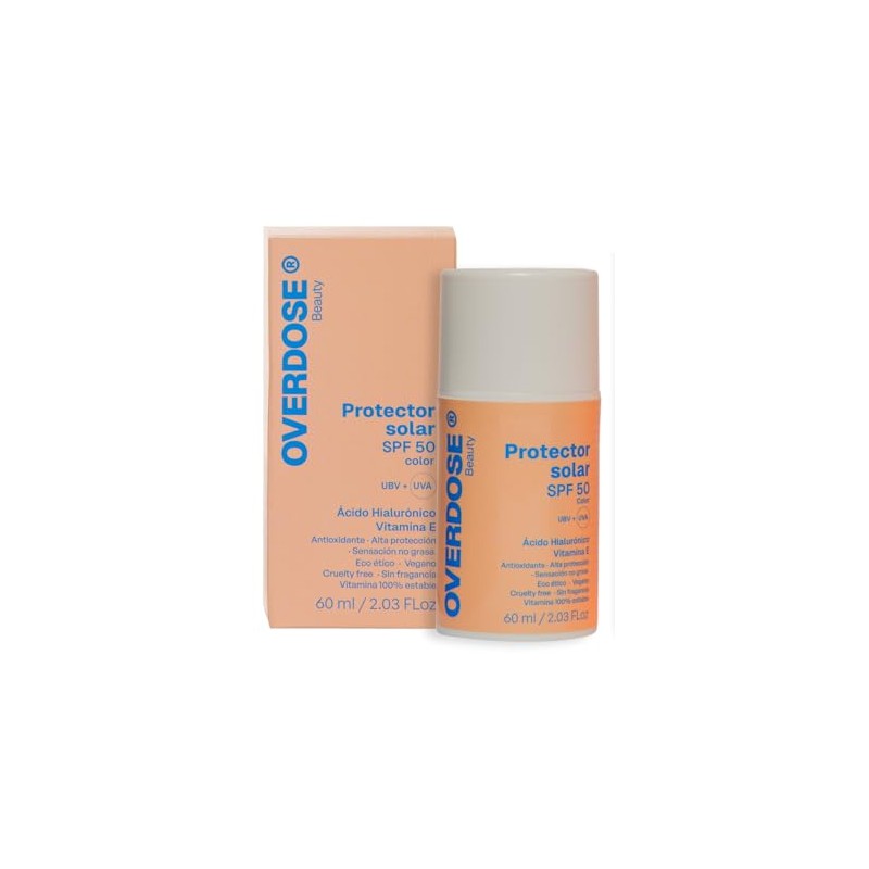 OVERDOSE | Protector solar facial con color | Protección UV