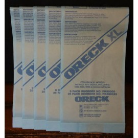 Oreck Lot of 5 Oreck XL Upright Vacuum Cleaner Disposable Vacuum Cleaner Bags-New