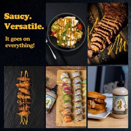 Little Zing Danish Mustard – Sweet & Punchy Gourmet Mustard Sauce with Horseradish Kick – All-Natural, No Oils, Fillers, or Preservatives – Bold & Versatile Sauce for Sandwiches, Meats, Dressings & Dips – 10 oz Bottle