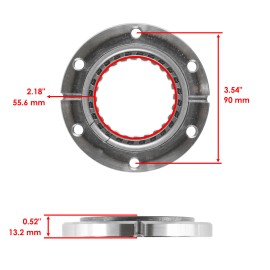 Caltric Sprag Starter Clutch One Way Bearing Gasket fits Honda ATC250ES Big Red 250 1985