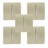 Trendi Modern 1 Gang 1 or 2 way Screwless Rocker
