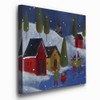 Renditions Gallery Winter Snow Scene II Wall Art, Cute Christmas