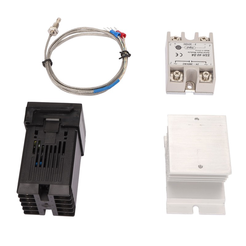 Digital PID Thermostat Air Heater Temperature Controller K Thermocouple SSR
