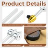 Resonance Tuning Forks 128Hz, 136.1Hz, 256Hz, 384Hz Weighted & Unweighted