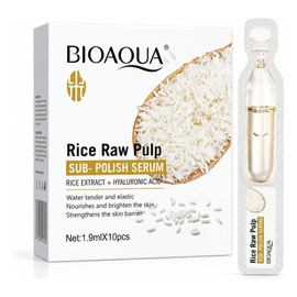 Bioaqua Rice Raw Pulp Serum Arroz Ácido Hialurónico 10 Pzs