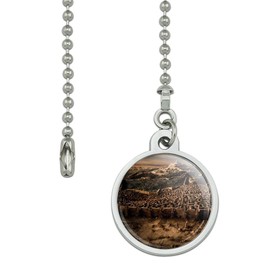 GRAPHICS & MORE Labyrinth Hedge Maze Goblin City Ceiling Fan and Light Pull Chain