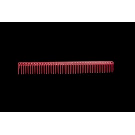 JRL Long Round Tooth Cutting Comb 9" - Red