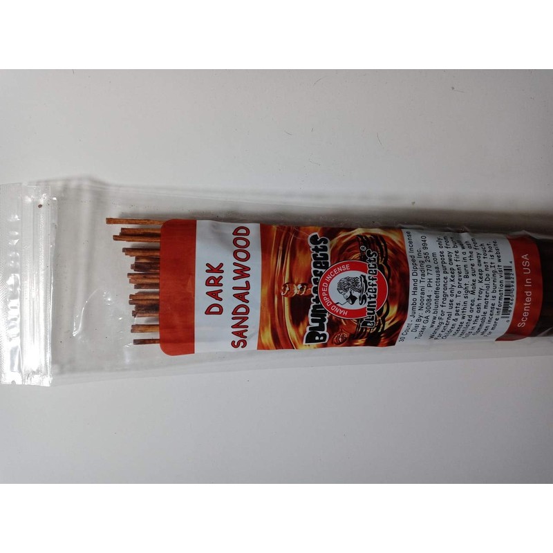 Blunteffects Dark Sandalwood 19 Inch Jumbo Incense Sticks - 30