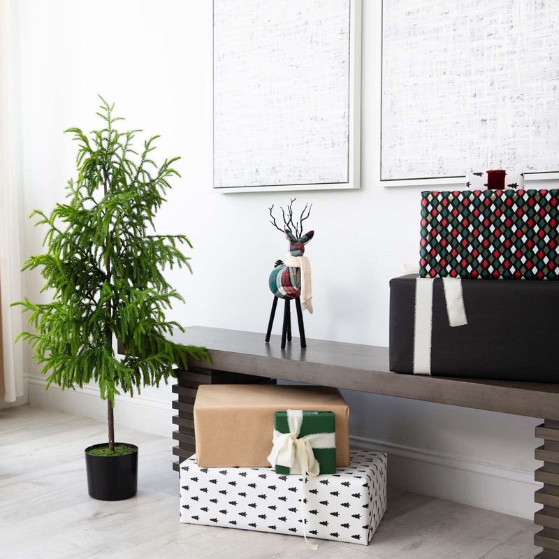 Nearly Natural 4ft. Artificial Norfolk Pine Tree