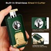 All-in-one Torch Lighter with V Cutter, Punch, Needle, Holder and