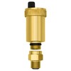 VARIOSAN Automatic quick bleeder 12111, 1/2 inch, bare brass, narrow