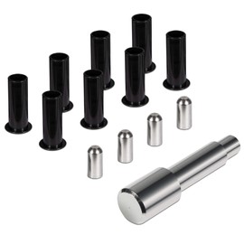 Door Pin Guides & Door Bushing Removal Tool For Jeep Wrangler JK JKU JL JLU Sports Sahara Freedom Rubicon Unlimited & Gladiator JT 2/4-Door 2007-2024 Stainless Steel Hinge Bolts Liners (13 Pcs)