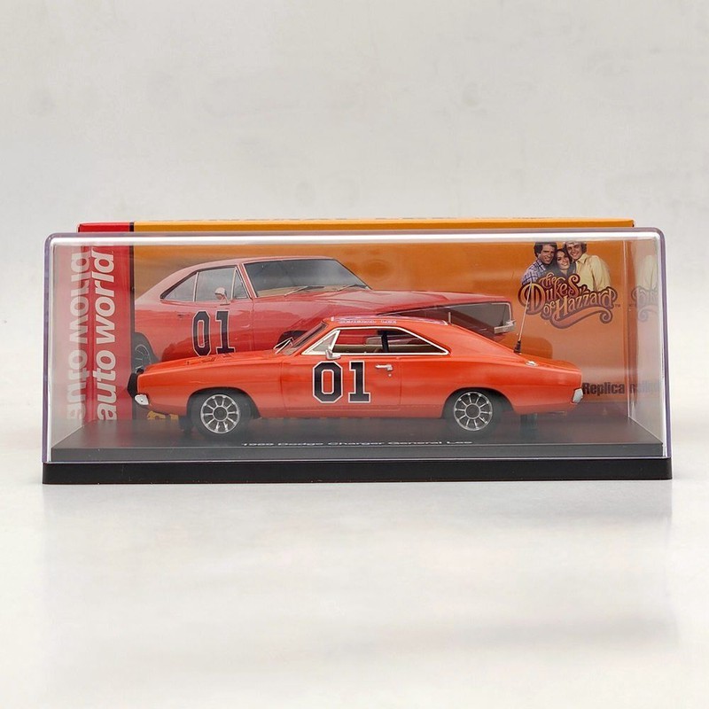 Auto World 1:43 Dodge Charger General Lee 1969 AWRSS1151 Resin