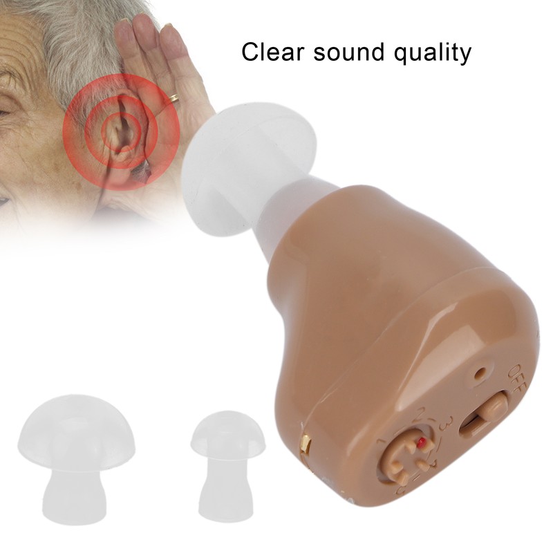 Elderly Hearing Amplifier Soft Silicone Rechargeable Ear Sound Enhancer for