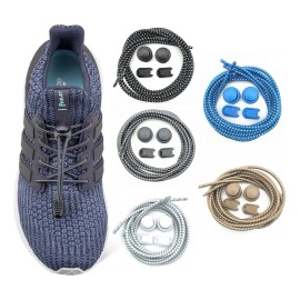 Agujetas Elásticas. Cordones Niños Y Adultos 5 Pares