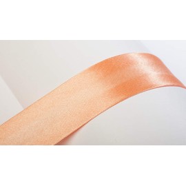 Jajasio Atlas Bias Binding Satin, in 40 Colours, 20 ? Salmon, 25mm
