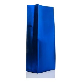 Bolsa Fuelles Lamitec Azul 39cm Café Alimentos Semillas Pack 100pz                                                                                    