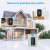 Timbre Inalámbrico para Puerta,MYDEAR Enchufable Timbre Inalámbrico Exterior,38 Melodías Ajustables,4