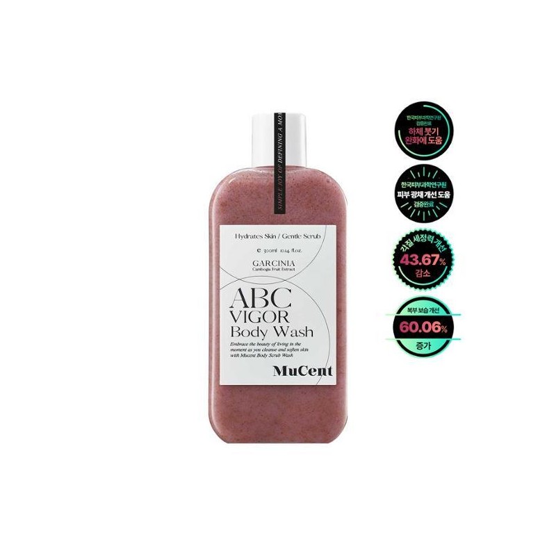 Mucent ABC Vigor Body Wash Red Velvet 300ml - Mucent