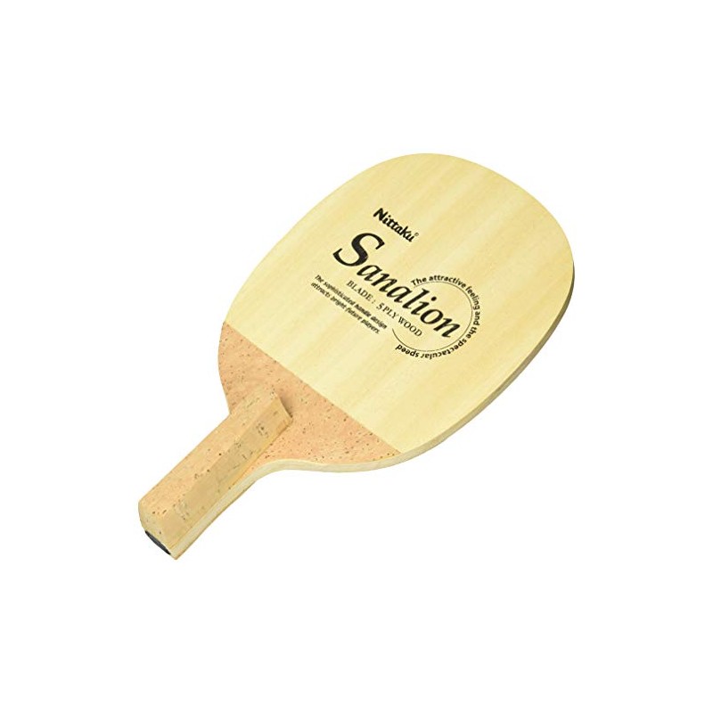 Nittaku NE-6651 Sanarion R Table Tennis Racket, Pen Holder (Japanese