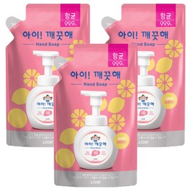 iClean Hand Wash Refill Lemon Scent, 200ml, 3 Pieces / 아이깨끗해 핸드워시 리필 레몬향, 200ml, 3개