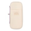 Large Pen Bag Simple Style Canvas Mesh Pockets Pen Slots