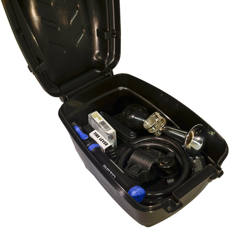 M-Wave Amsterdam Easy Box Rear Carrier Top Case, 5 Liter