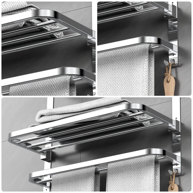 CAXIMSY 22.8Inch Towel Rack for Bathroom and Lavatory Towel Hanger