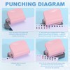 PATIKIL 1/4" 6 Hole Paper Punch, Metal Hole Puncher 5
