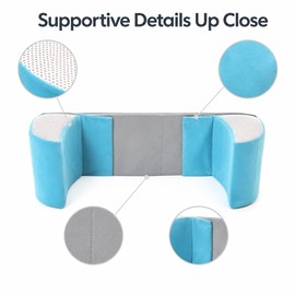 Wheelchair Positioning Support Pad for Daily Sitting Comfort – Adjustable Side Support Cushion for Wheelchair Use at Home and Travel