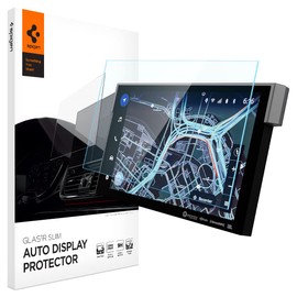 Spigen Tempered Glass Screen Protector [GlasTR Slim] designed for Toyota Tundra(2025-2022), Sequoia(2025-2023), Tacoma(2024/2025), 4Runner(2025) 14 inch Dashboard Touchscreen - Matte/Anti Finger Print