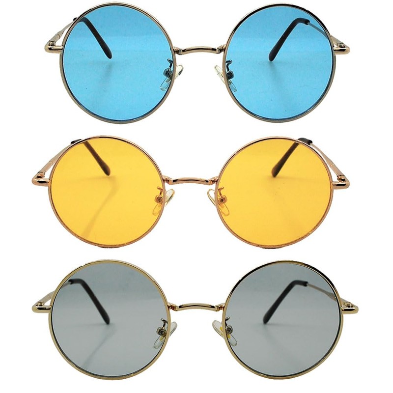 Eyewear TY-3519 Round Circle Round Fashionable Sunglasses Round Glasses Retro
