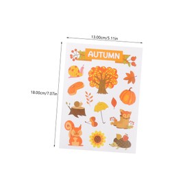 CORHAD 16 Sheets Thanksgiving Window Decals of Removable Thanksgiving Clings for Home Decoration for Bedrooms Living Rooms and Kitchens Features Festive Patterns for Autumn Celebrations