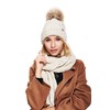 EliMeli® 16517 Women's Winter Hat Warm Knitted Hat with Bobble