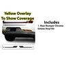 BOGAR TECH DESIGNS Rear Bumper Chrome Delete Overlay Compatible with