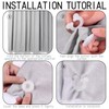 Curtain Clip for Adjusting Length - No Sew Shorten Solution,