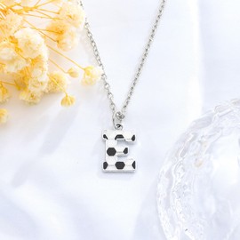 Astellea Football Gifts for Girls Boys Initial Necklace for Soccer Players Lovers Coach Fashion Football Letter Necklace Christmas Birthday Party Jewelry Present for Son Daughter Teenage (E)